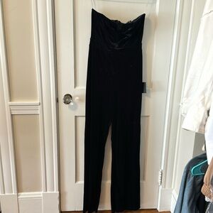 NWT velvet jumpsuit